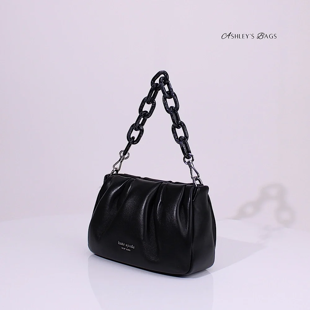 Kate Spade Souffle Crossbody In Black